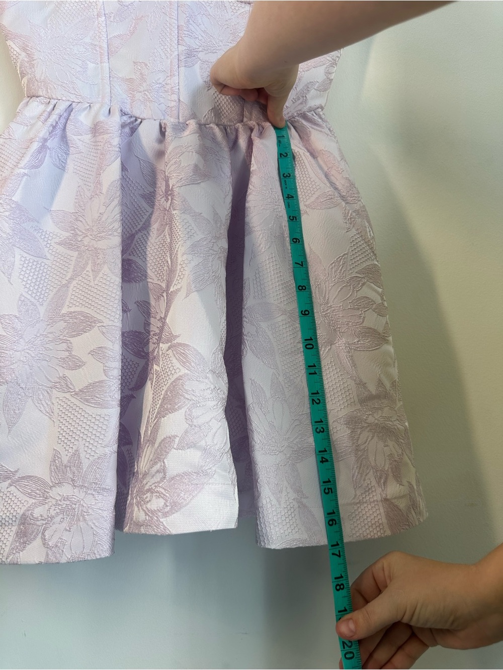 Saint Armont Pink Jacquard Fit & Flare Cocktail Dress NWOT, Size 6/8 - Picture 7 of 9